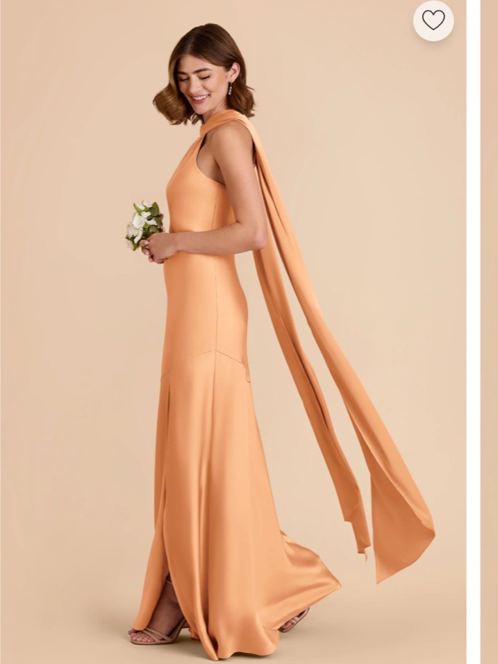 Birdy Grey Eileen Maxi Dress in Peach